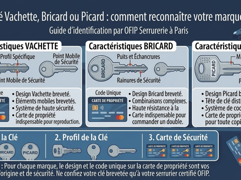 reconnaître une clé