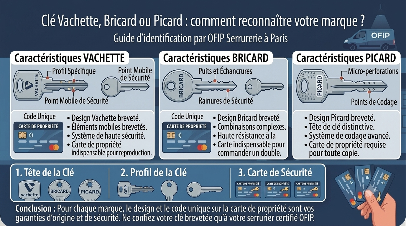 reconnaître une clé